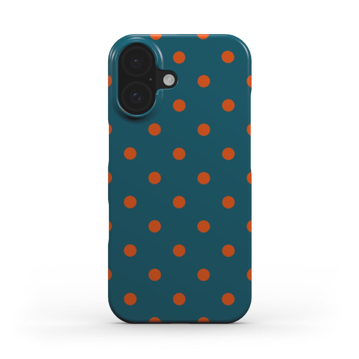 Dots Teal & Orange - Slim Case