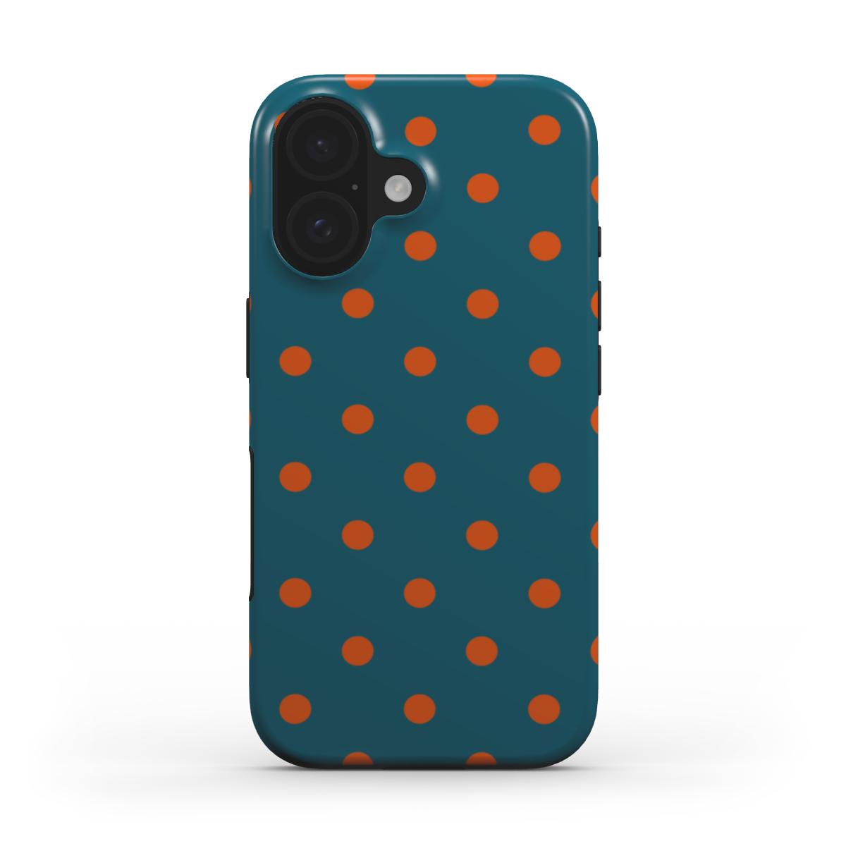 Dots Teal & Orange - Tough Case