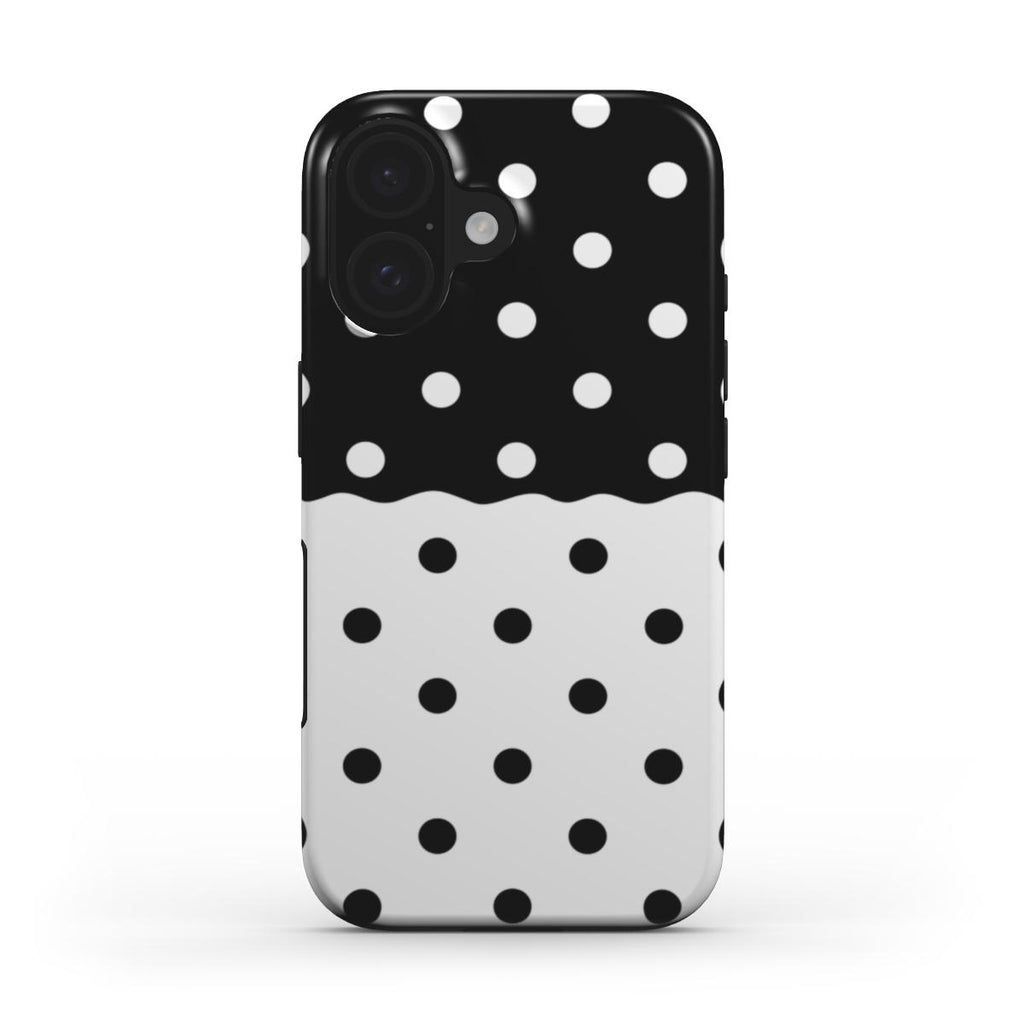 Reflection Dots Black & White - Tough Case