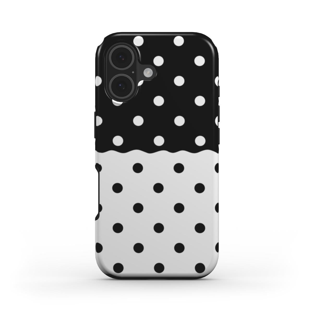 Reflection Dots Black & White - MagSafe Tough Case