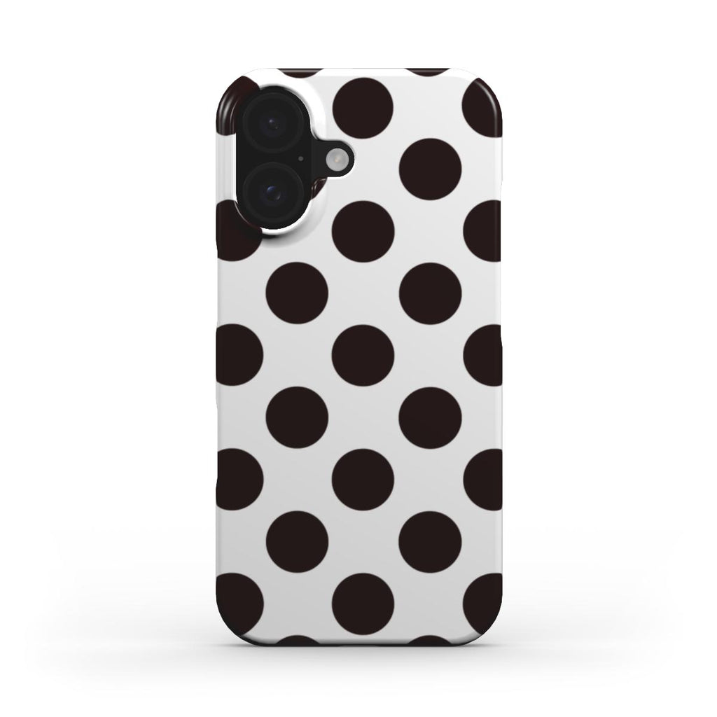 Jumbo Dots Black & White  - Slim Case