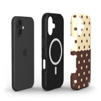 Reflection Dots Choc Honeycomb  - MagSafe Tough Case