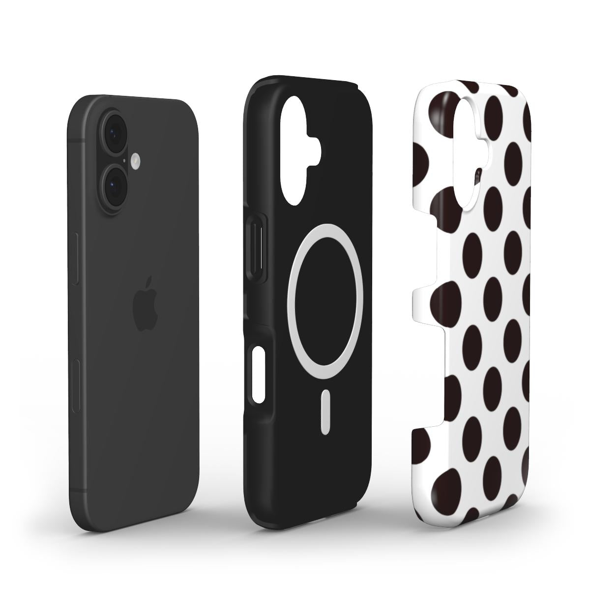 Jumbo Dots Black & White  - MagSafe Tough Case