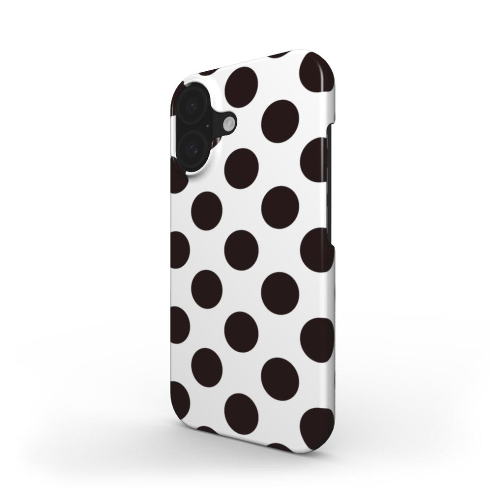 Jumbo Dots Black & White  - Slim Case