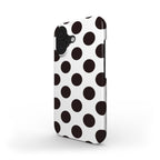Jumbo Dots Black & White  - Slim Case