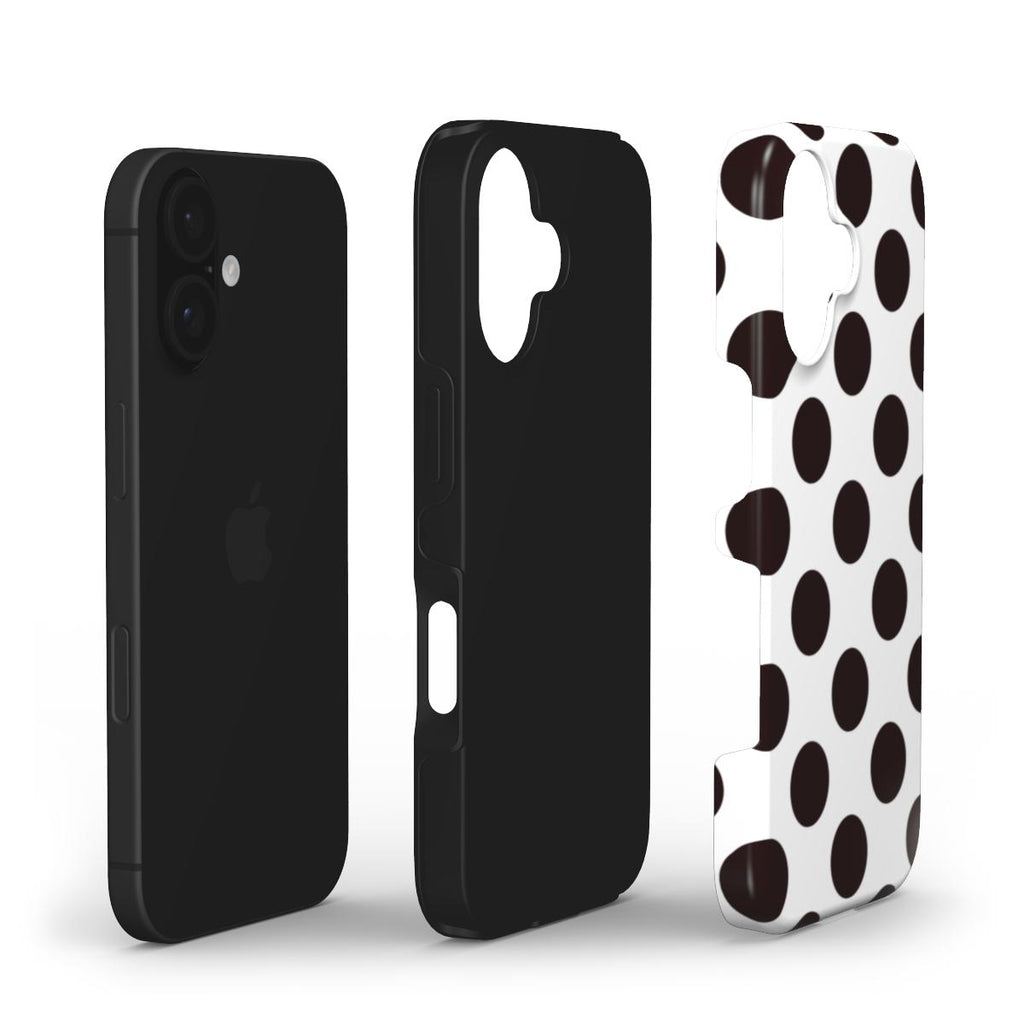 Jumbo Dots Black & White - Tough Case