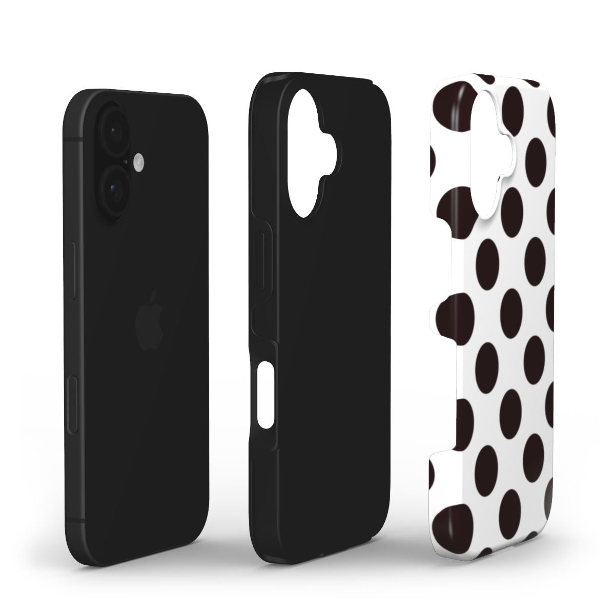 Jumbo Dots Black & White - Tough Case
