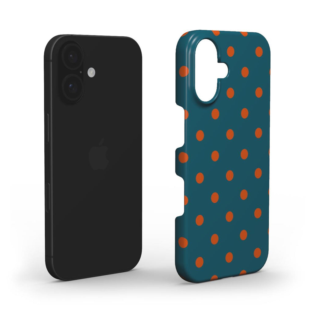 Dots Teal & Orange - Slim Case