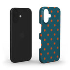Dots Teal & Orange - Slim Case