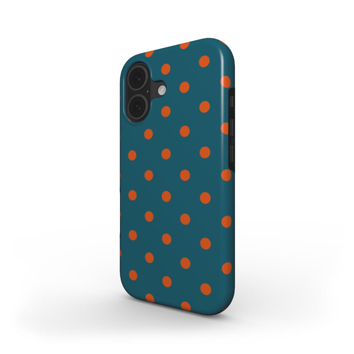 Dots Teal & Orange - MagSafe Tough Case