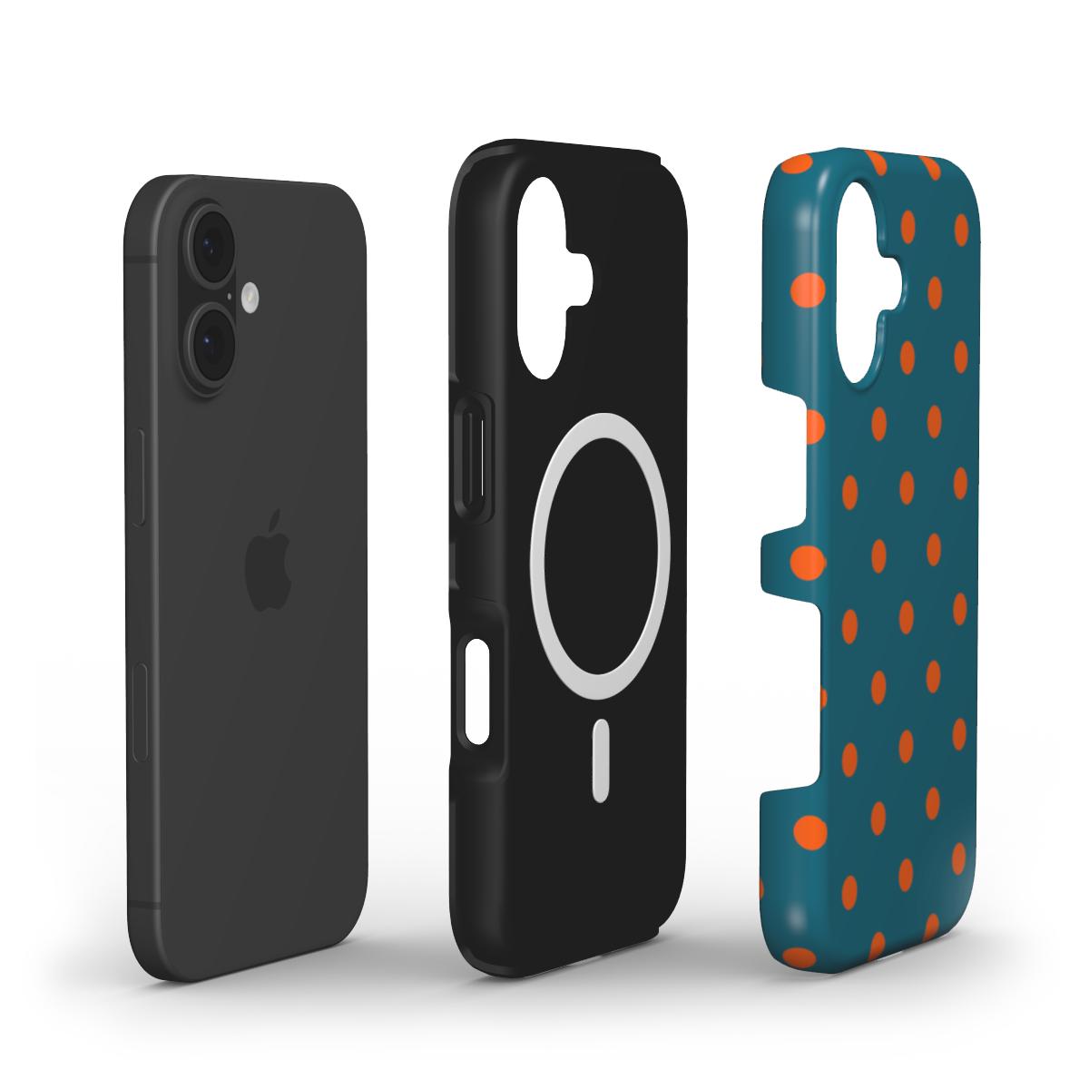 Dots Teal & Orange - MagSafe Tough Case