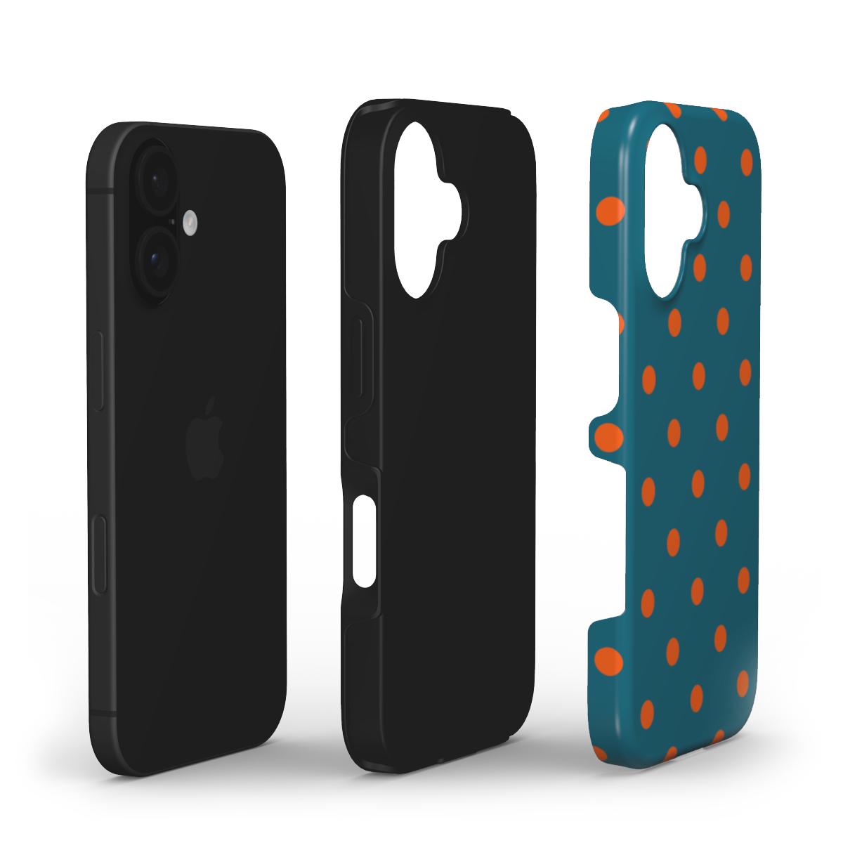 Dots Teal & Orange - Tough Case
