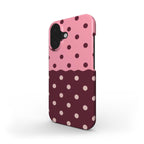 Reflection Dots Pink & Burgundy - Slim Case