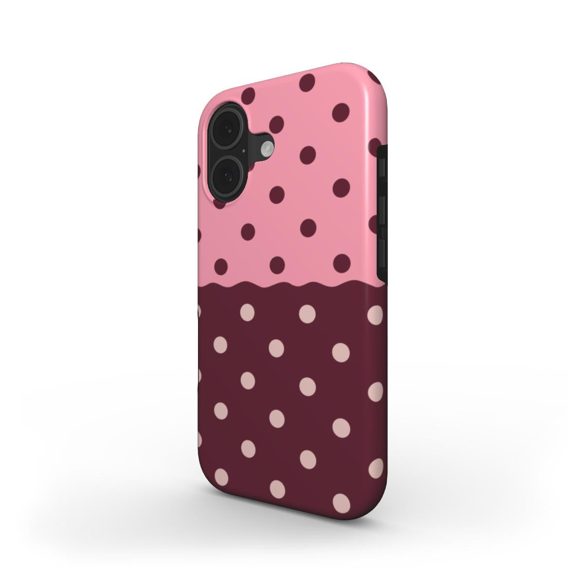 Reflection Dots Pink & Burgundy - MagSafe Tough Case