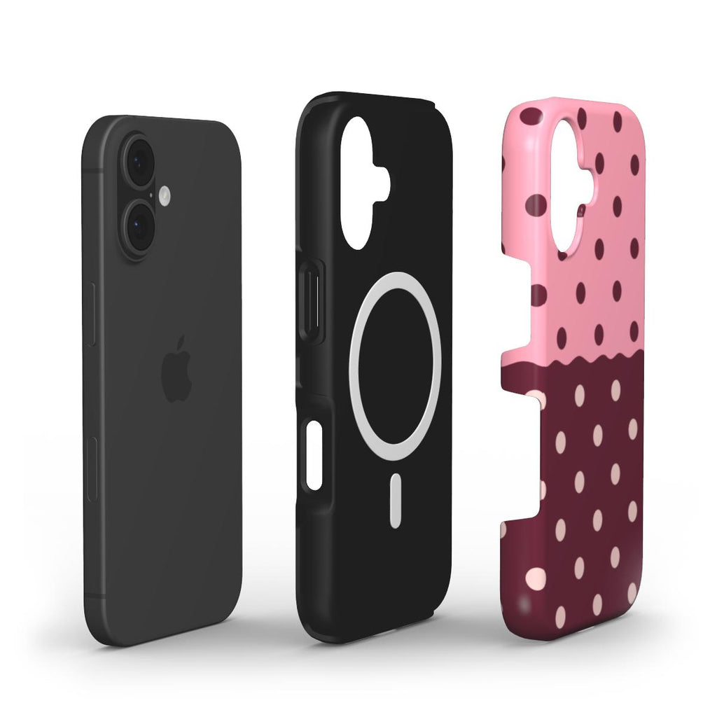 Reflection Dots Pink & Burgundy - MagSafe Tough Case