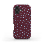 Wild Dots Burgundy & Blue  - MagSafe Tough Case