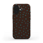 Wild Dots Brown & Teal - Tough Case