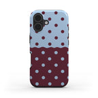 Reflection Dots Blue & Burgundy - MagSafe Tough Case