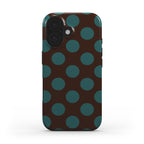 Jumbo Dots Brown & Teal - Tough Case