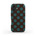 Jumbo Dots Brown & Teal - MagSafe Tough Case
