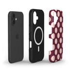 Jumbo Dots Burgundy & Pink - MagSafe Tough Case