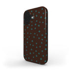 Wild Dots Brown & Teal - Tough Case
