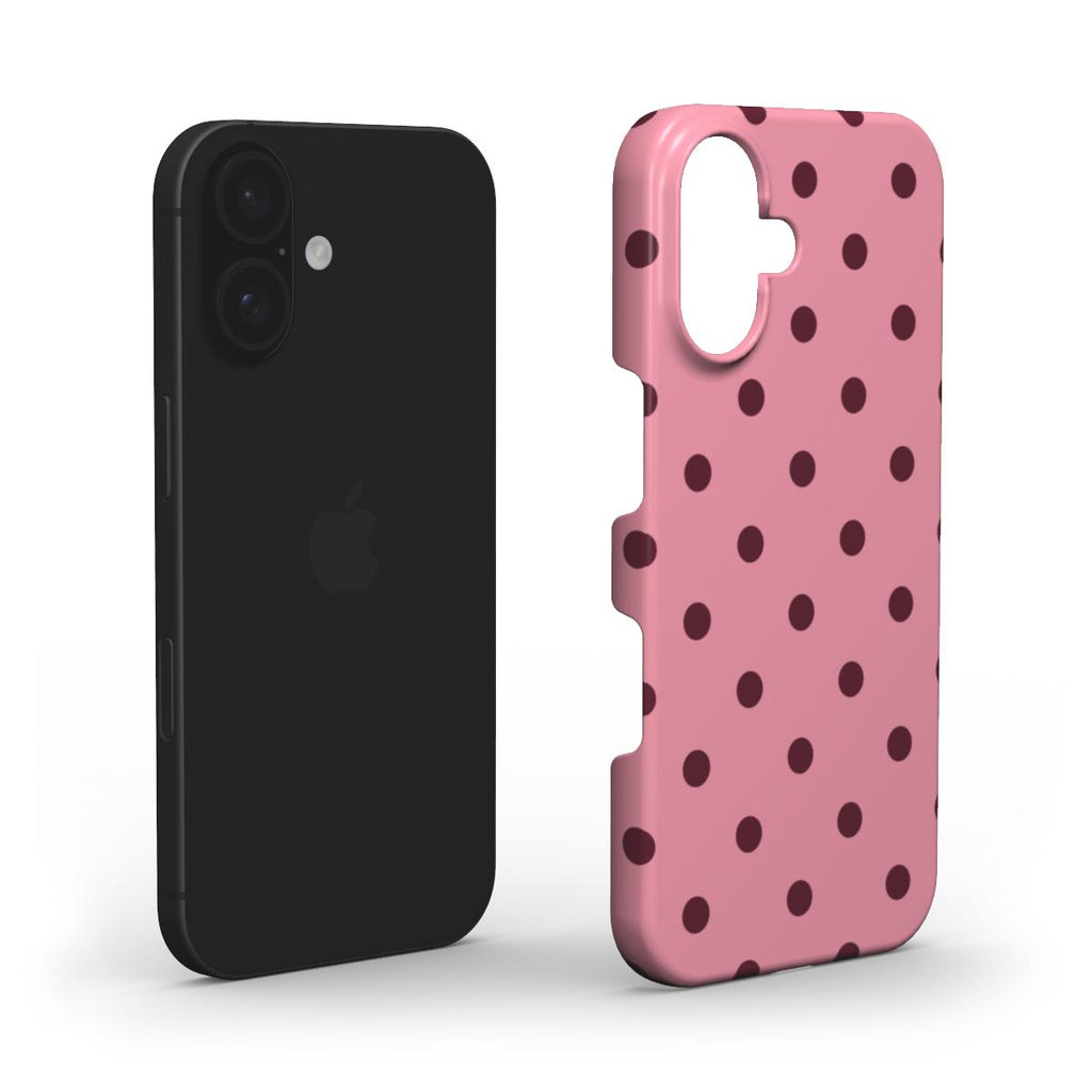 Dots Pink & Burgundy - Slim Case