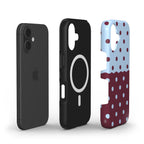 Reflection Dots Blue & Burgundy - MagSafe Tough Case