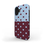 Reflection Dots Blue & Burgundy - Tough Case