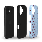 Dots Blue & Burgundy - Tough Case