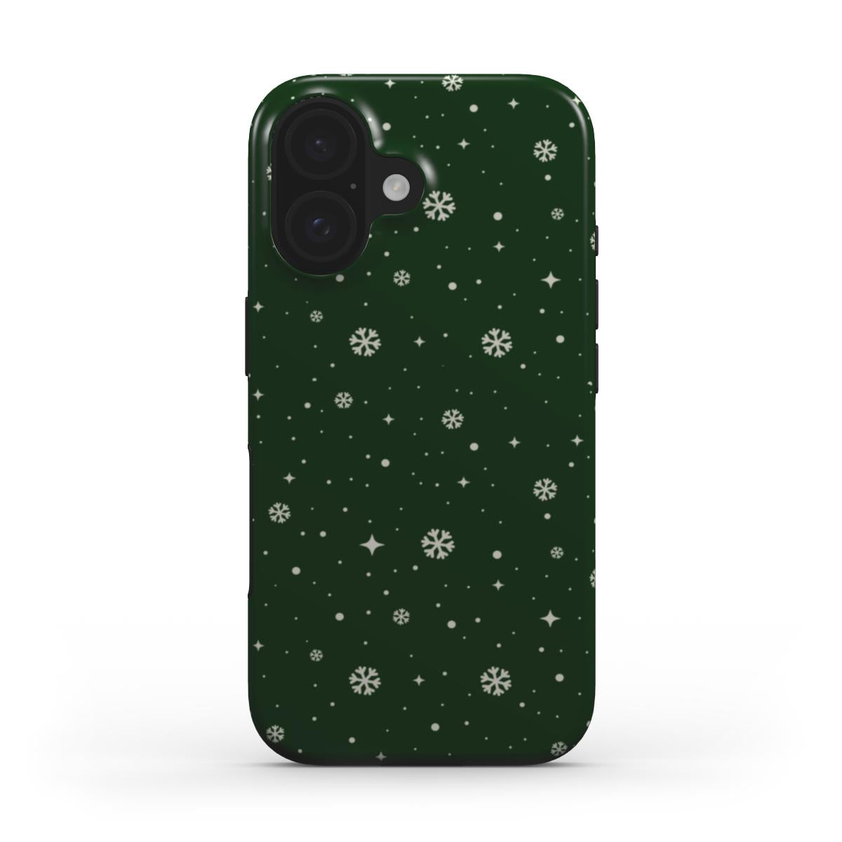 Snowflakes Green - Tough Case