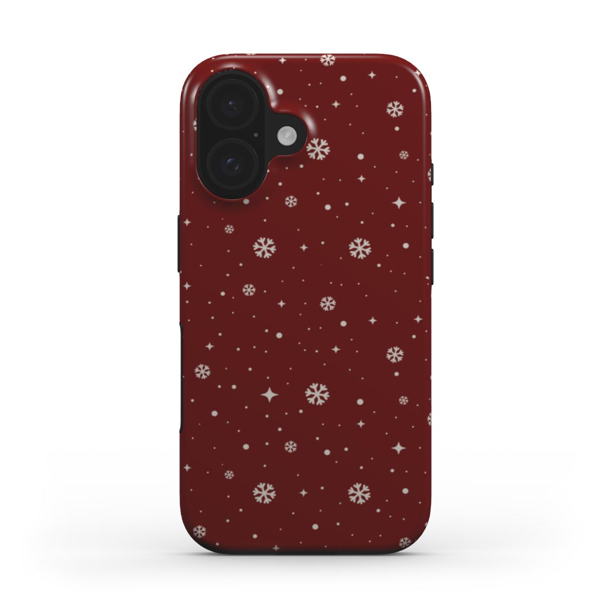 Snowflakes Red - Tough Case