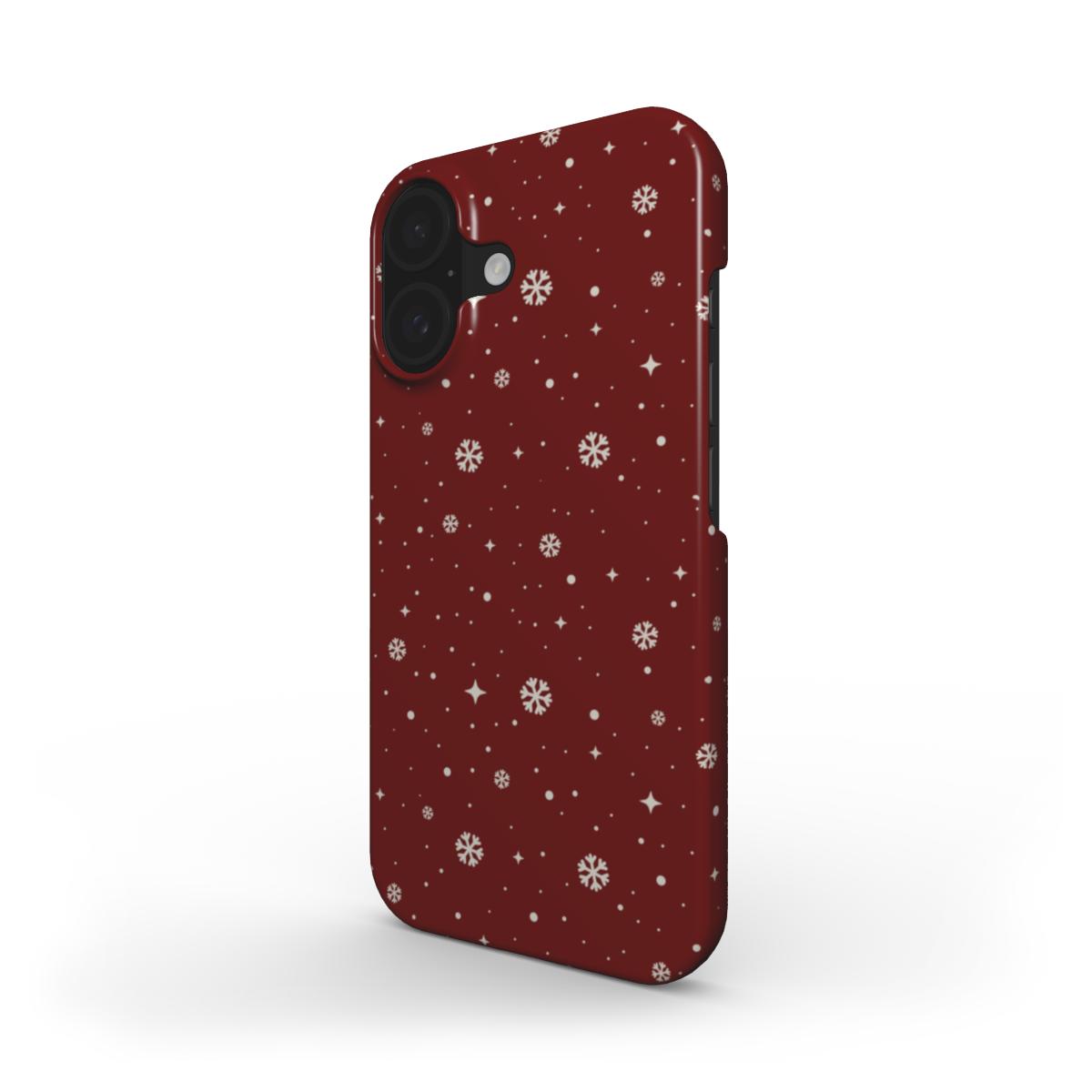 Snowflakes Red - Slim Case