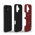 Snowflakes Red - Tough Case