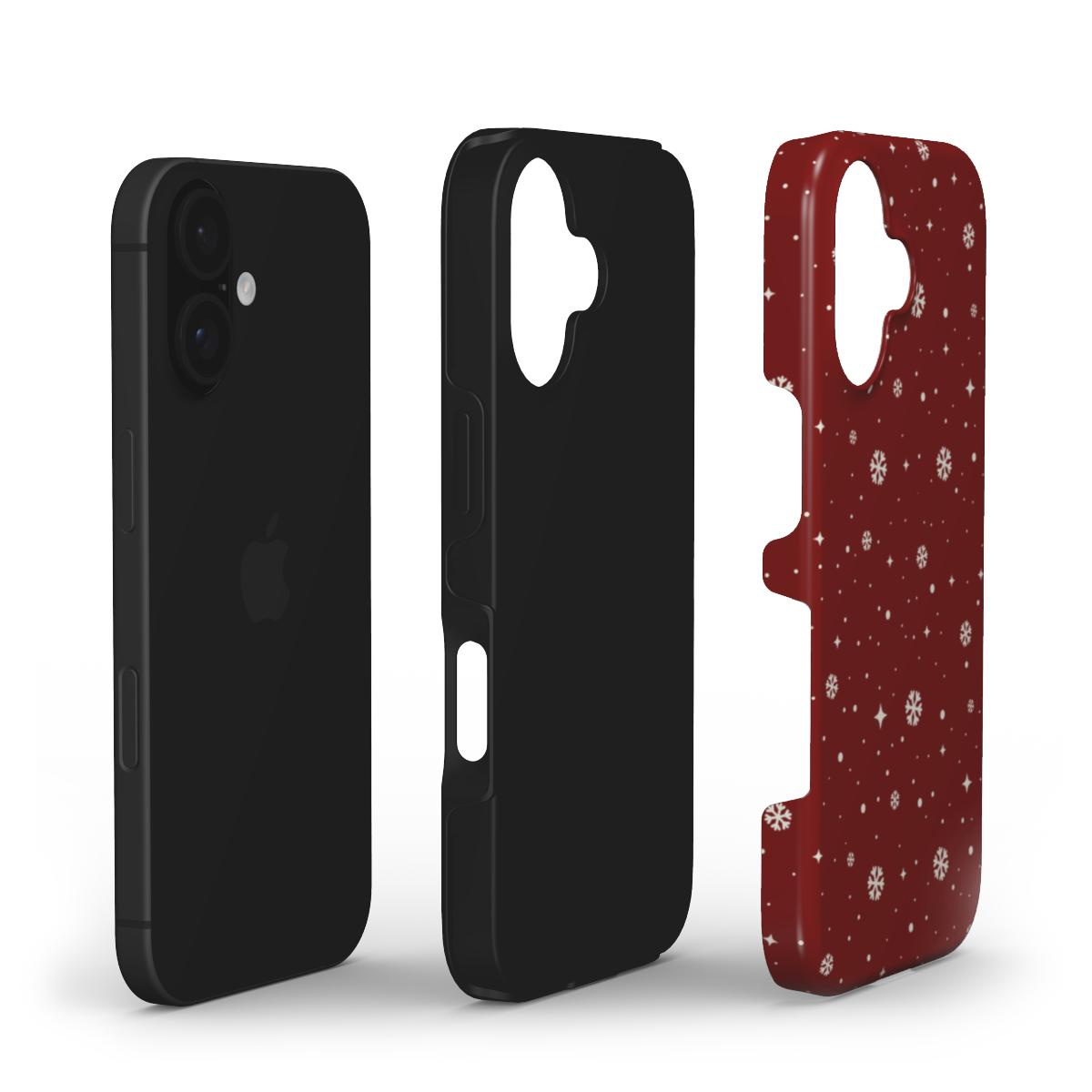 Snowflakes Red - Tough Case