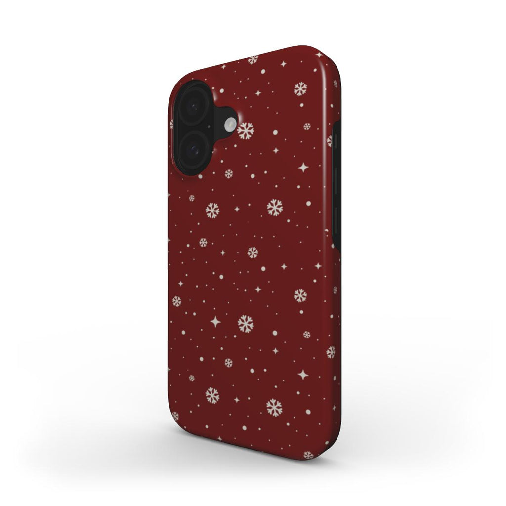 Snowflakes Red - Tough Case