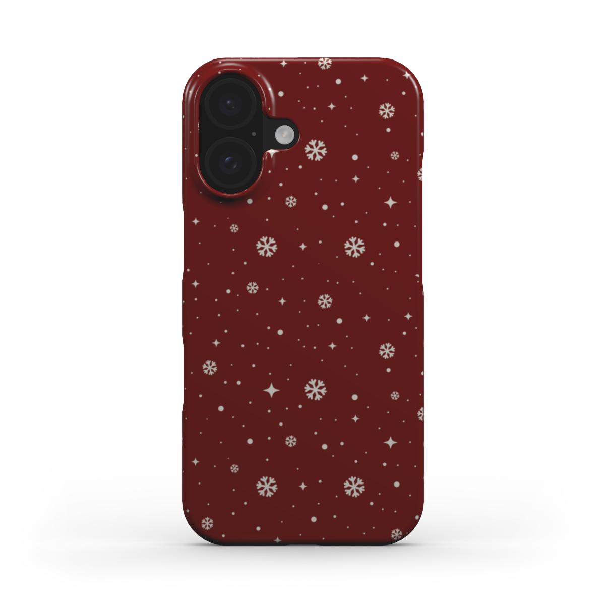 Snowflakes Red - Slim Case
