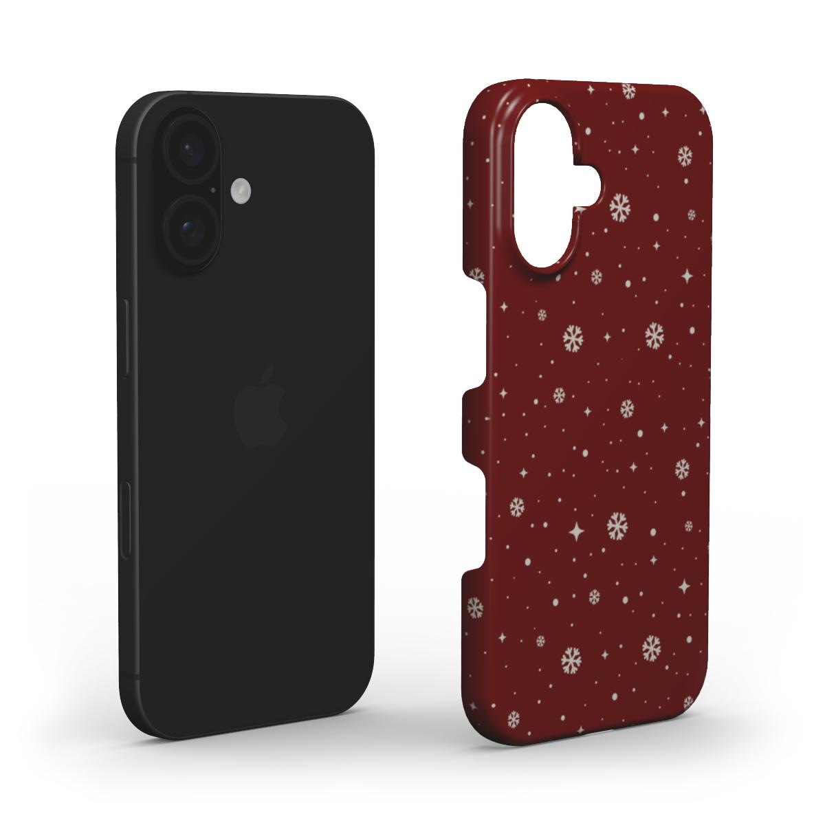 Snowflakes Red - Slim Case
