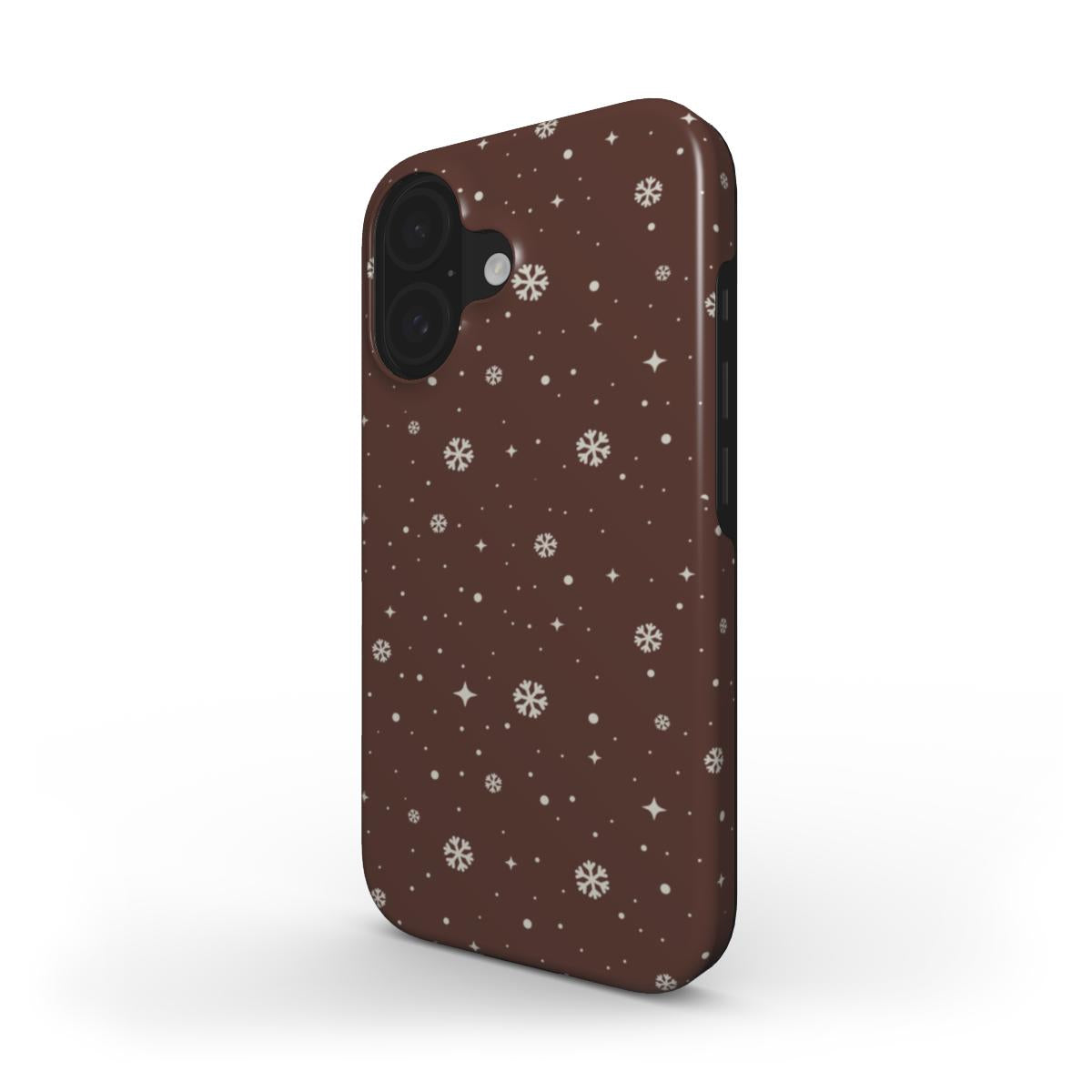 Snowflakes Brown - MagSafe Tough Case