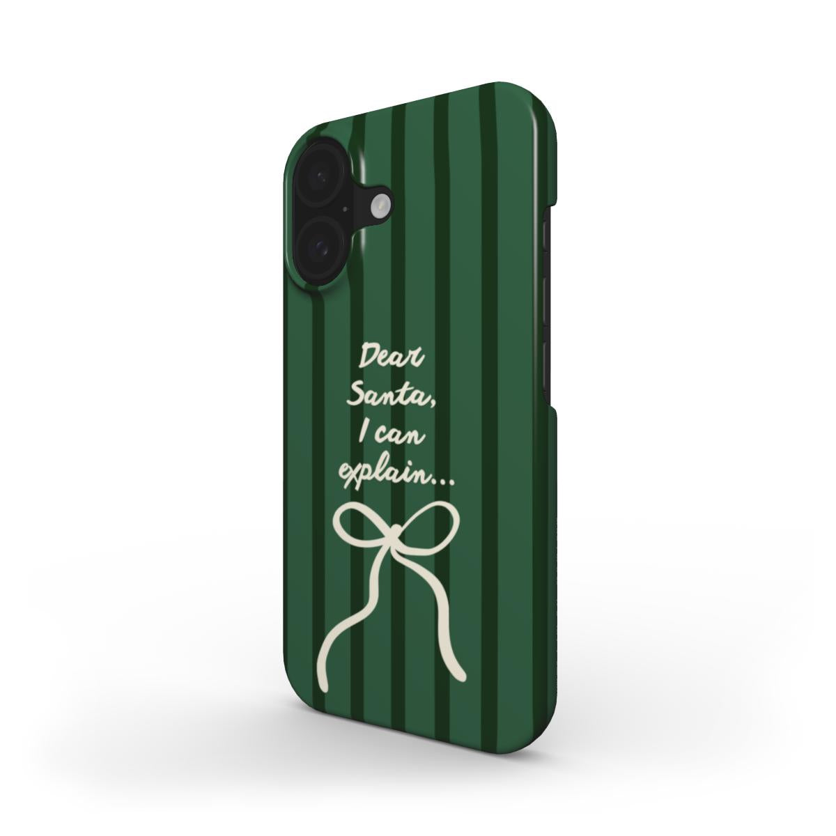 Dear Santa Green - Slim Case