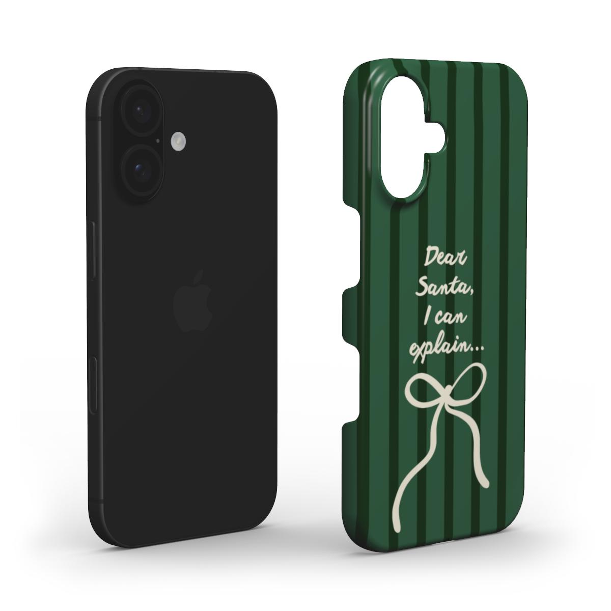 Dear Santa Green - Slim Case