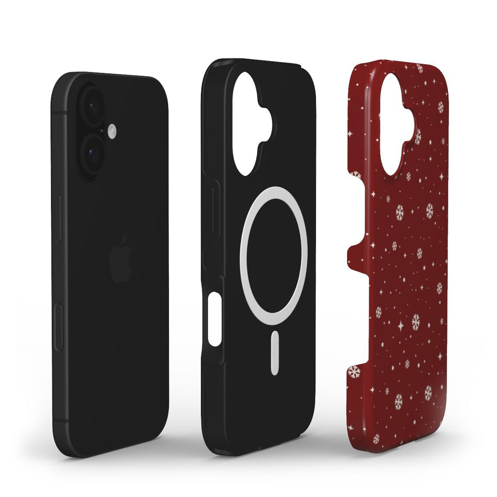 Snowflakes Red - MagSafe Tough Case