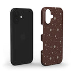 Snowflakes Brown - Slim Case
