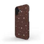 Snowflakes Brown - Slim Case