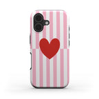 Striped Heart - Tough Case