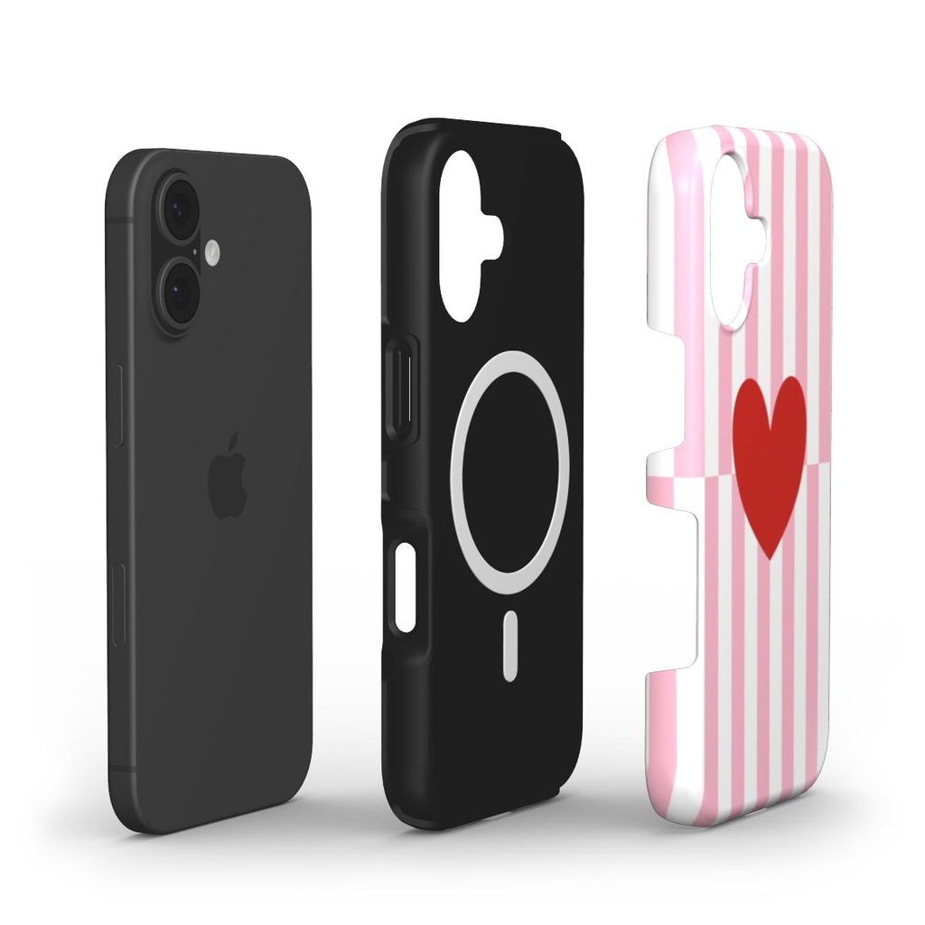 Striped Heart - MagSafe Tough Case