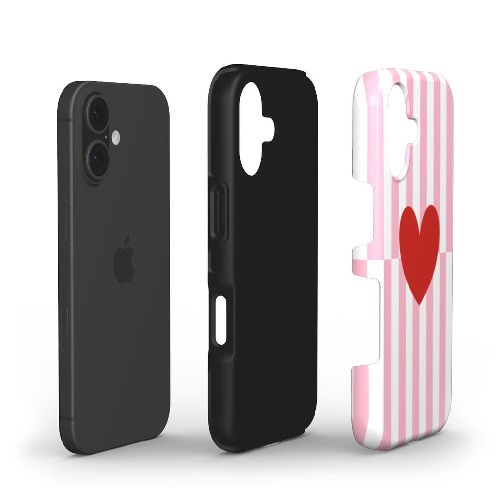 Striped Heart - Tough Case