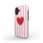 Striped Heart - Tough Case