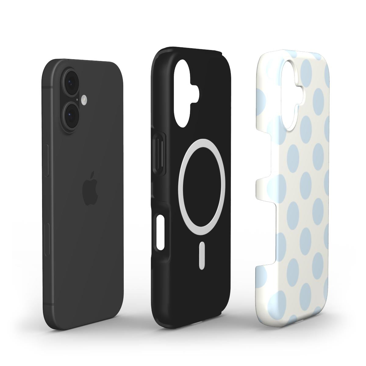 Cloud Dancer Jumbo Dots Blue - MagSafe Tough Case