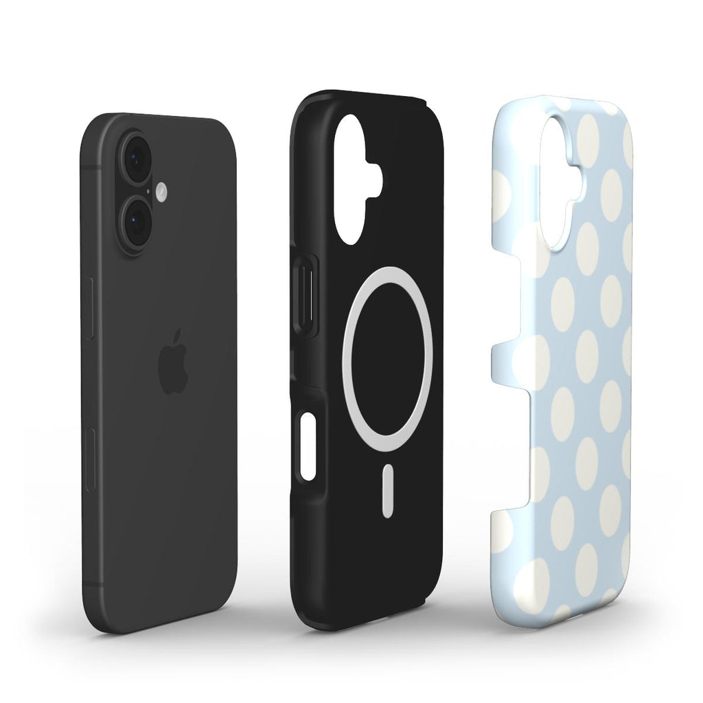 Cloud Dancer Jumbo Dots White - MagSafe Tough Case